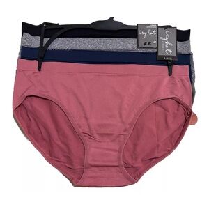 Women Ladies Icy Hot 4 Pack Seamless Bikini Panties Underwear Size 2XL NWT